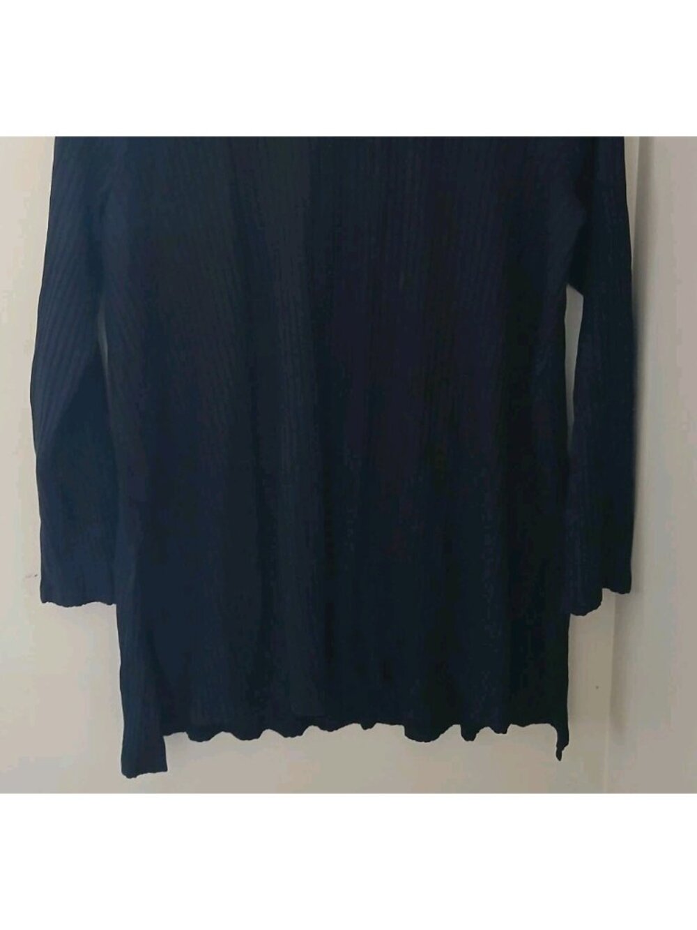 Eileen Fisher Ribbed Tunic Top - Picture 3 of 8